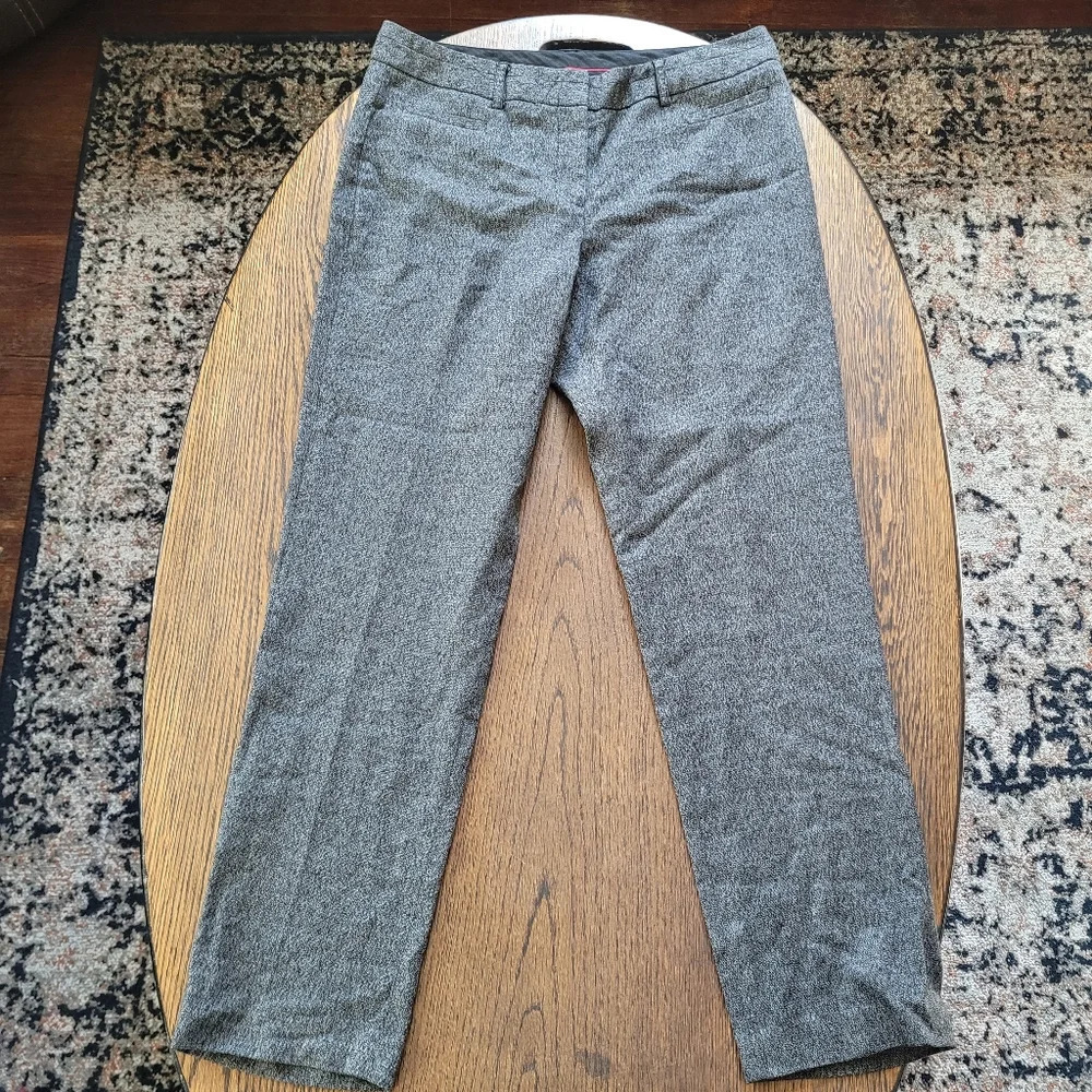 New Direction Gray Black Merle Dress Trouser Pants Size Women's 8 Petite